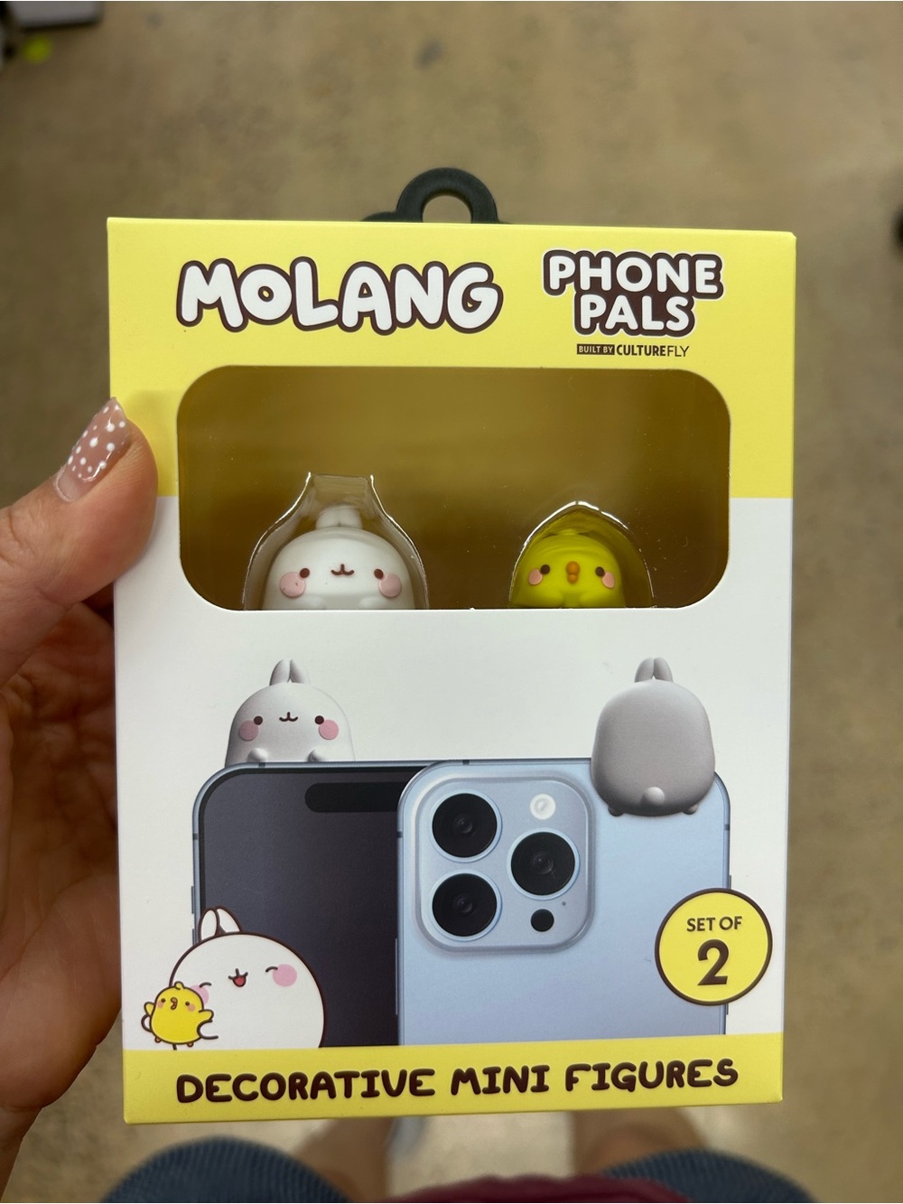 Molang Phone Pals Decorative Mini Figures (Set of 2)